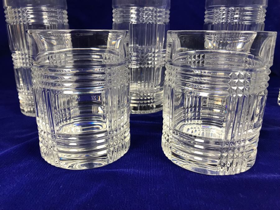 JUST ADDED - (6) Ralph Lauren 'Glen Plaid' Crystal Glasses ($150+ Replacement Value) And Waterford Crystal Glass [Photo 3]