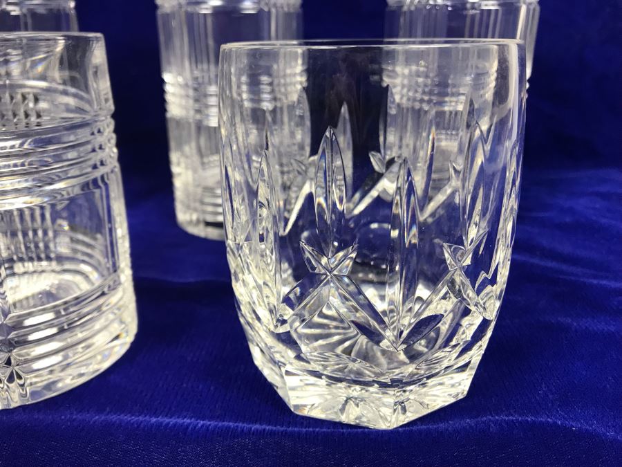 JUST ADDED - (6) Ralph Lauren 'Glen Plaid' Crystal Glasses ($150+ Replacement Value) And Waterford Crystal Glass [Photo 4]