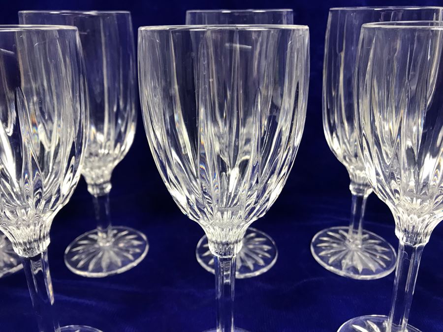 JUST ADDED - (16) Crystal Stemware Glasses (4) 8.5'H And (4) 8'H [Photo 5]