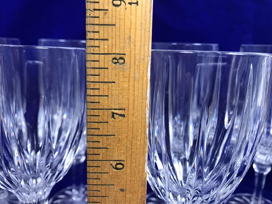 JUST ADDED - (16) Crystal Stemware Glasses (4) 8.5'H And (4) 8'H [Photo 7]