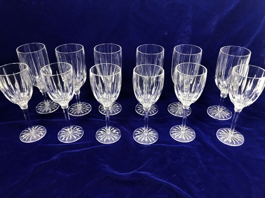 JUST ADDED - (16) Crystal Stemware Glasses (4) 8.5'H And (4) 8'H [Photo 3]