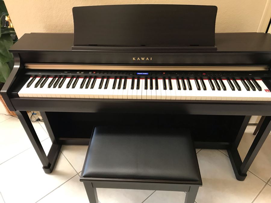KAWAI CN35 Digital Piano Like New With (2) Piano Benches And Sheet Music