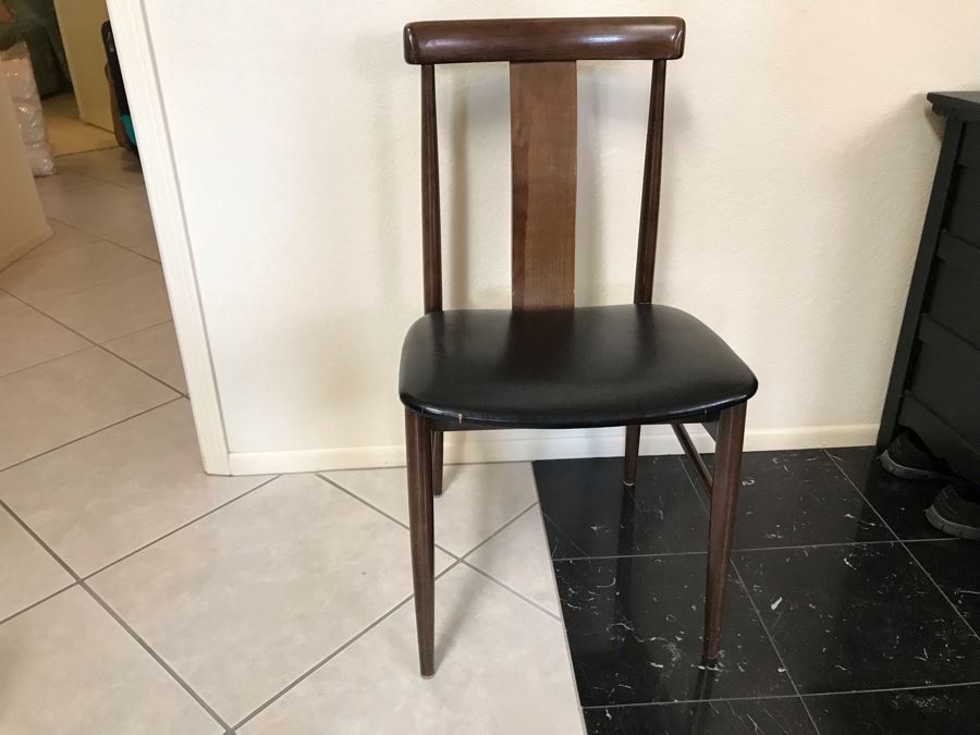 Wooden Mid-Century Modern Desk Chair