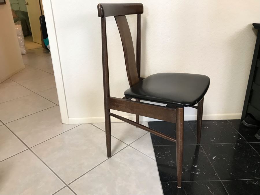 Wooden Mid-Century Modern Desk Chair