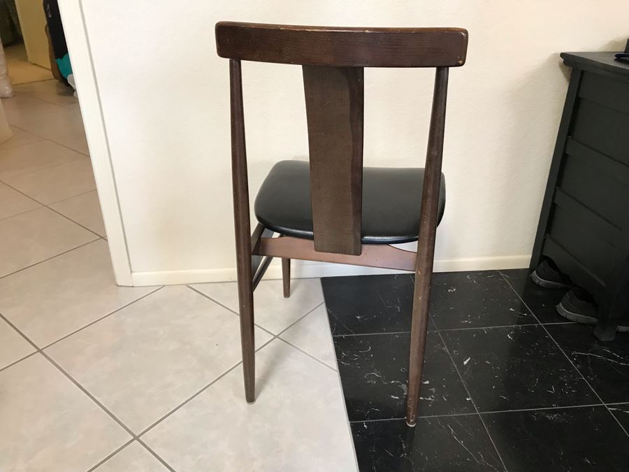 Wooden Mid-Century Modern Desk Chair [Photo 4]