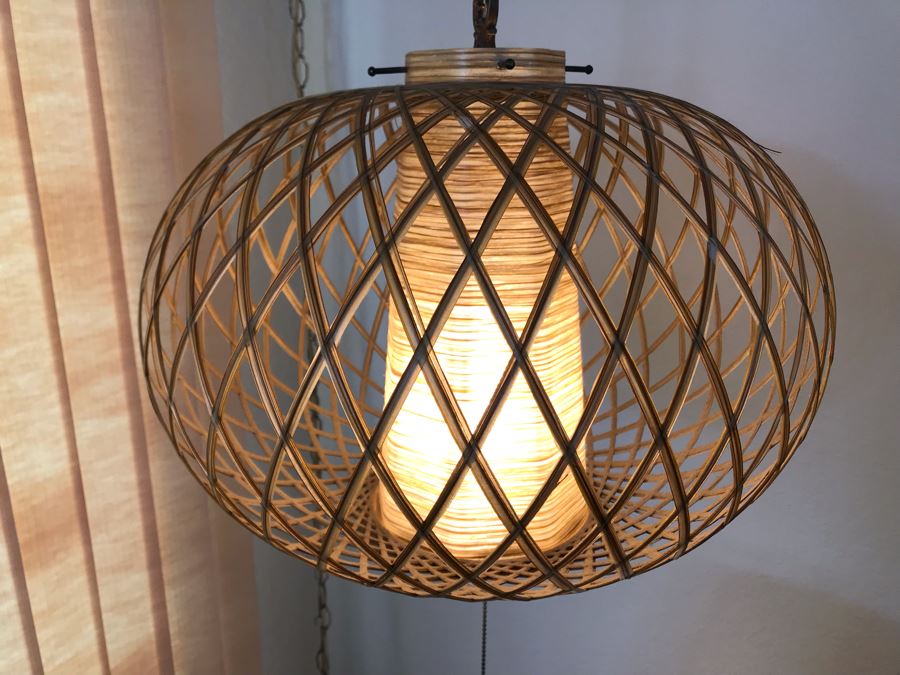 Mid Century Light Fixture Dining Room