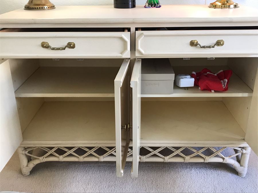 Mid-Century Cabinet By Ficks Reed 48'W X 20'D X 32'H [Photo 5]