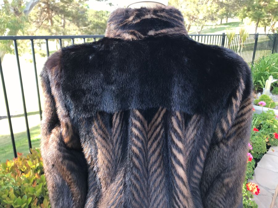 Stunning Benzing Furs Full Length Mink Coat From Calgary Canada Alberta's Premium Furrier Size Small [Photo 15]