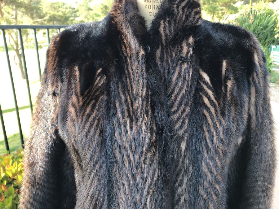 Stunning Benzing Furs Full Length Mink Coat From Calgary Canada Alberta's Premium Furrier Size Small [Photo 12]