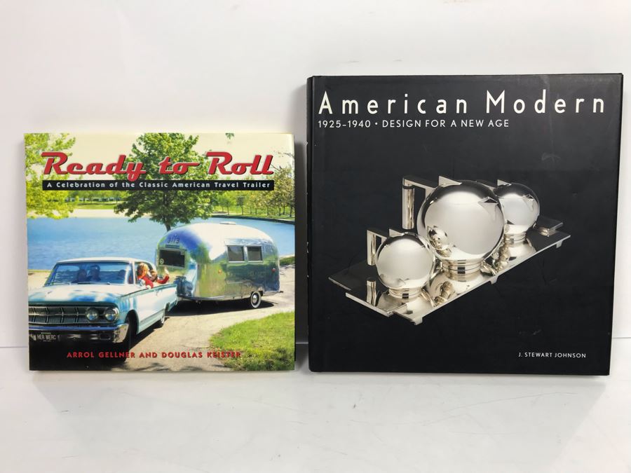 JUST ADDED - American Modern 1925-1940 Design For A New Age Book And Ready To Roll American Travel Trailer Book [Photo 1]