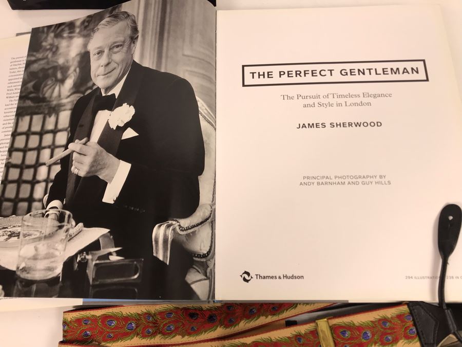 JUST ADDED - Bespoke The Men's Style Of Savile Row Book, Cuff Links Book, The Perfect Gentleman Book And (4) Thurston London Men's Suspenders [Photo 19]