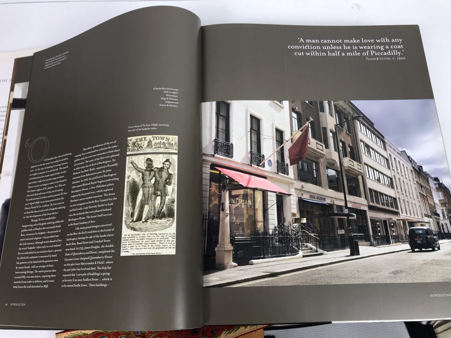 JUST ADDED - Bespoke The Men's Style Of Savile Row Book, Cuff Links Book, The Perfect Gentleman Book And (4) Thurston London Men's Suspenders [Photo 31]