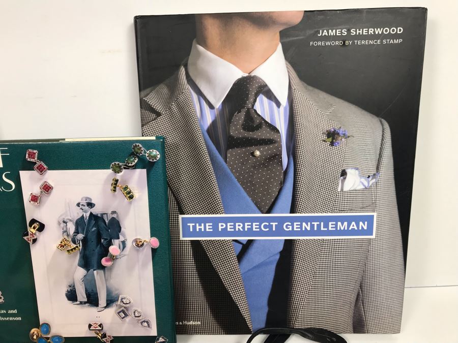 JUST ADDED - Bespoke The Men's Style Of Savile Row Book, Cuff Links Book, The Perfect Gentleman Book And (4) Thurston London Men's Suspenders [Photo 3]