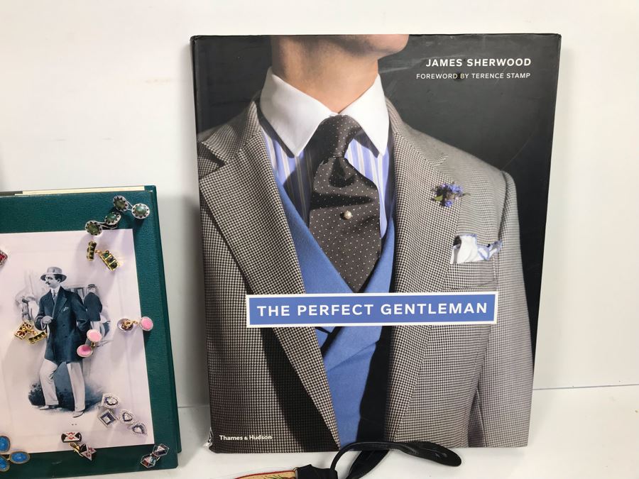 JUST ADDED - Bespoke The Men's Style Of Savile Row Book, Cuff Links Book, The Perfect Gentleman Book And (4) Thurston London Men's Suspenders [Photo 4]