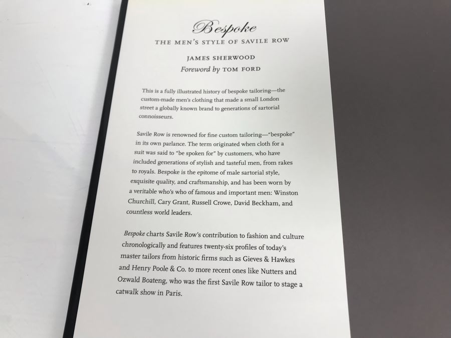 JUST ADDED - Bespoke The Men's Style Of Savile Row Book, Cuff Links Book, The Perfect Gentleman Book And (4) Thurston London Men's Suspenders [Photo 25]