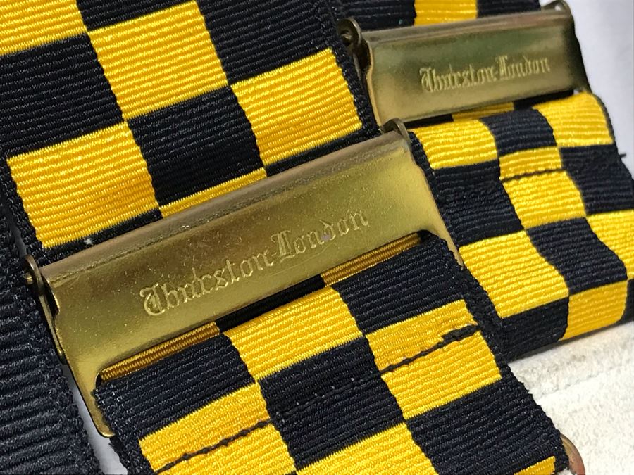 JUST ADDED - Bespoke The Men's Style Of Savile Row Book, Cuff Links Book, The Perfect Gentleman Book And (4) Thurston London Men's Suspenders [Photo 9]