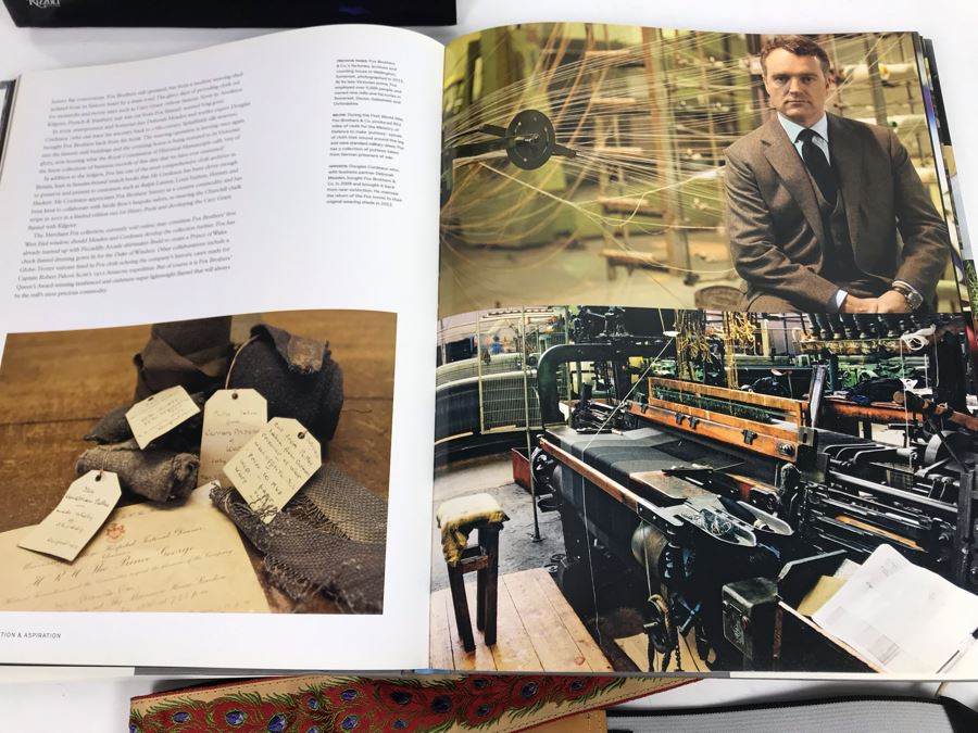 JUST ADDED - Bespoke The Men's Style Of Savile Row Book, Cuff Links Book, The Perfect Gentleman Book And (4) Thurston London Men's Suspenders [Photo 23]