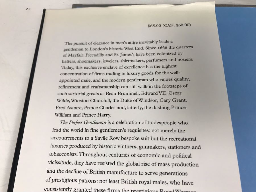 JUST ADDED - Bespoke The Men's Style Of Savile Row Book, Cuff Links Book, The Perfect Gentleman Book And (4) Thurston London Men's Suspenders [Photo 18]
