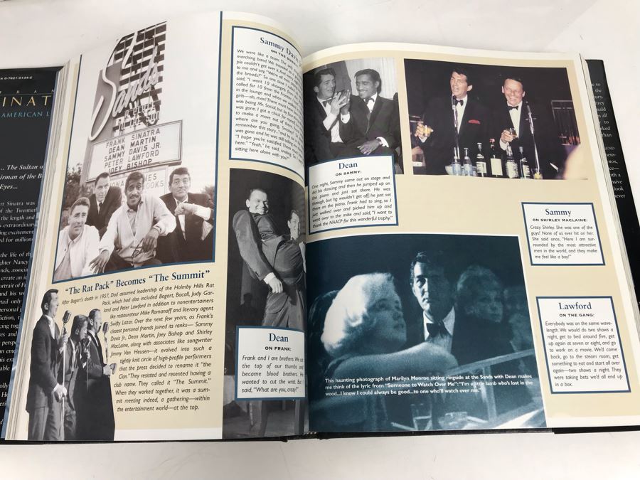 JUST ADDED - (2) Frank Sinatra Coffee Table Books And (1) Louis Armstrong Coffee Table Book [Photo 8]