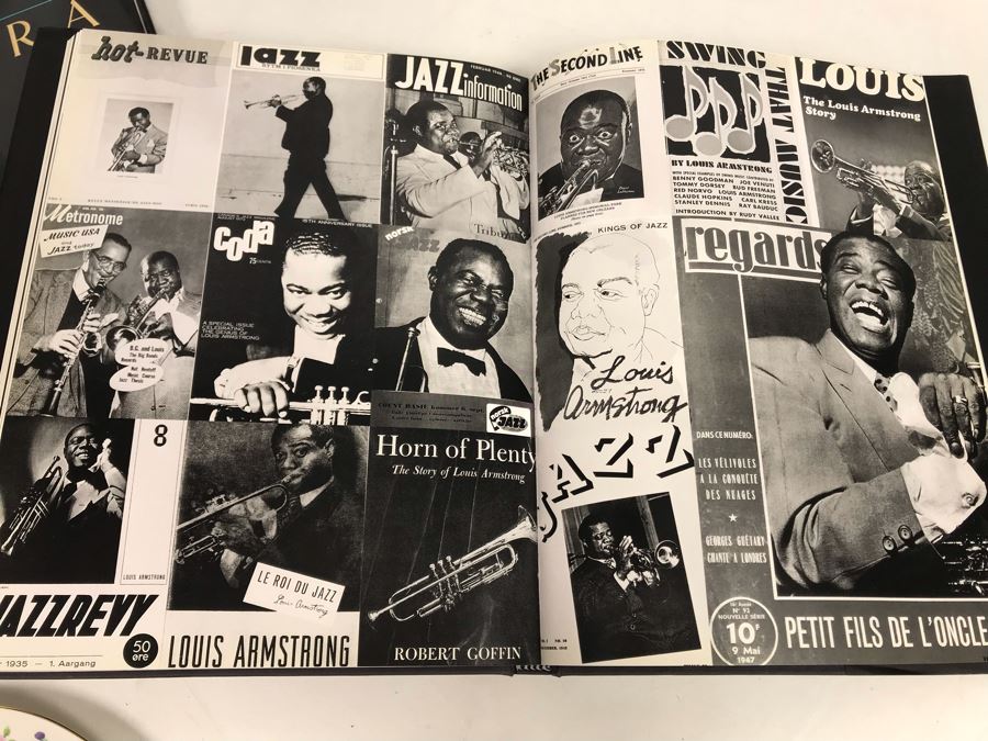 JUST ADDED - (2) Frank Sinatra Coffee Table Books And (1) Louis Armstrong Coffee Table Book [Photo 14]
