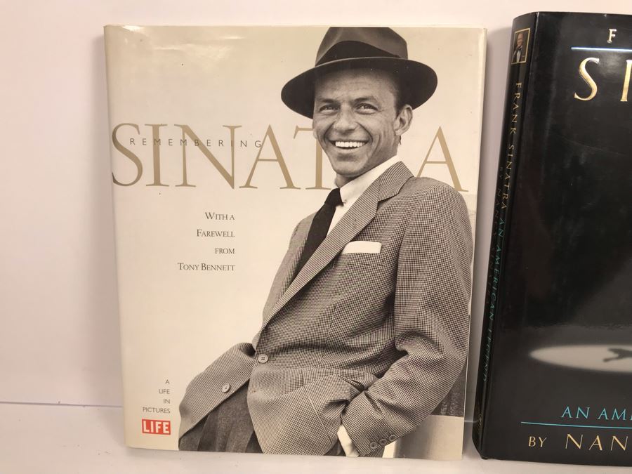 JUST ADDED - (2) Frank Sinatra Coffee Table Books And (1) Louis Armstrong Coffee Table Book [Photo 4]