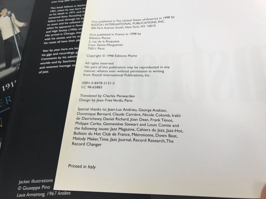 JUST ADDED - (2) Frank Sinatra Coffee Table Books And (1) Louis Armstrong Coffee Table Book [Photo 11]