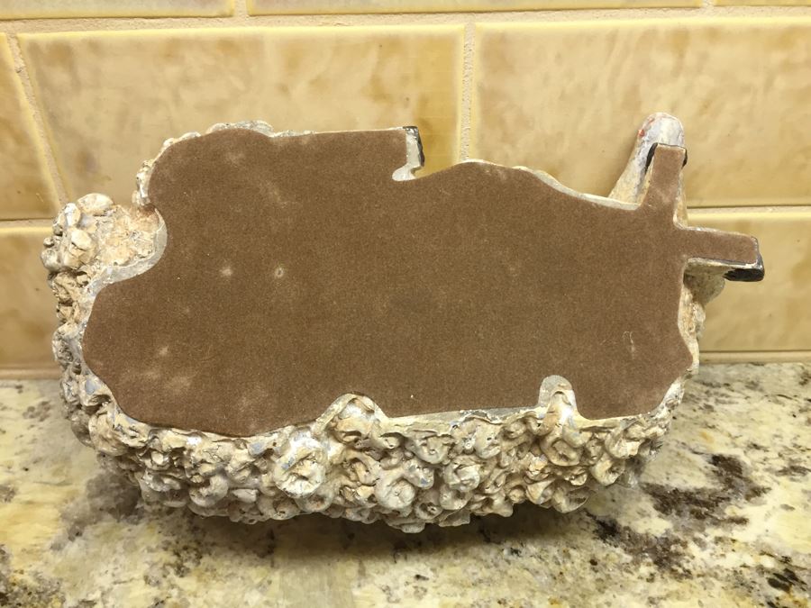 Collection Of (2) Painted Metal Rams And (2) Sheep Animal Figurines [Photo 9]