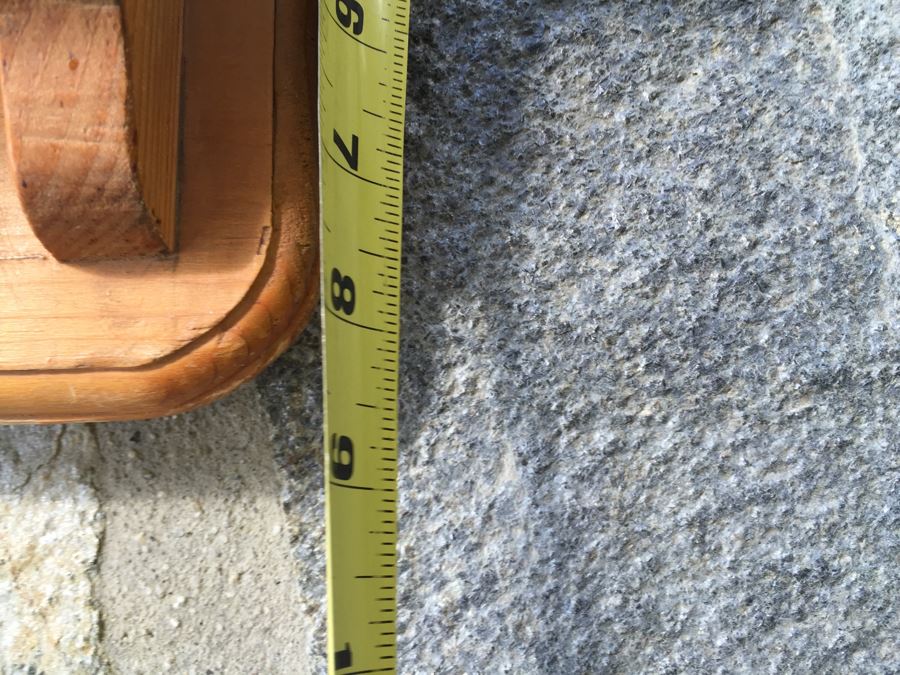 Wooden Wall Shelf With Carved Pigs 60'W X 9'D X 14'H [Photo 9]