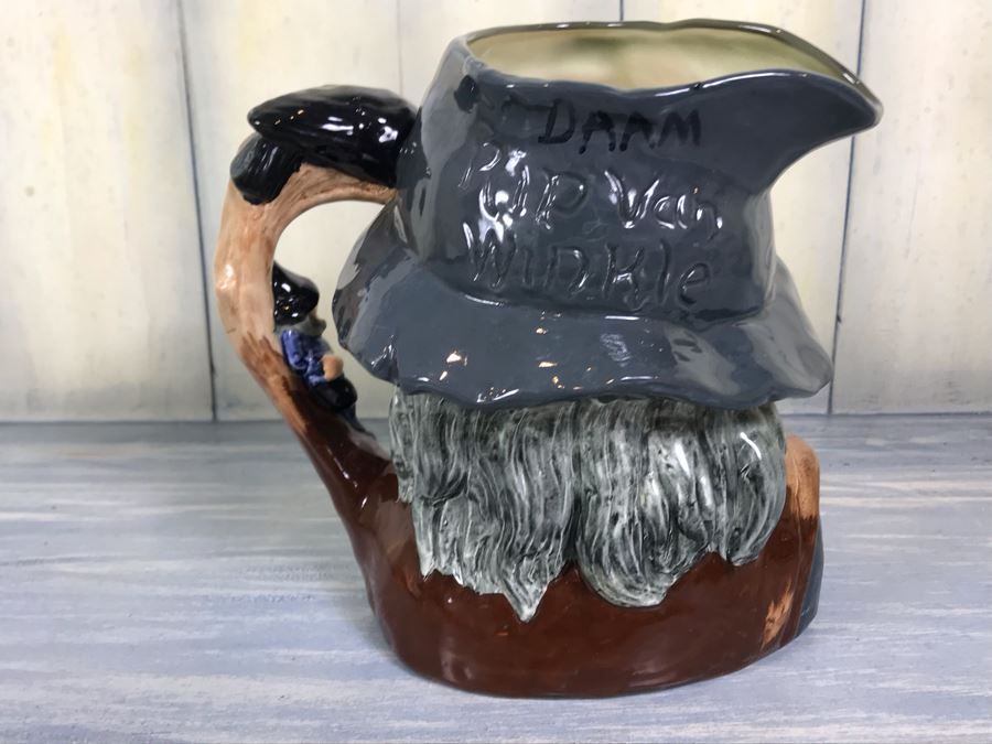 Royal Doulton England Rip Van Winkle D 6438 Toby Mug [Photo 7]