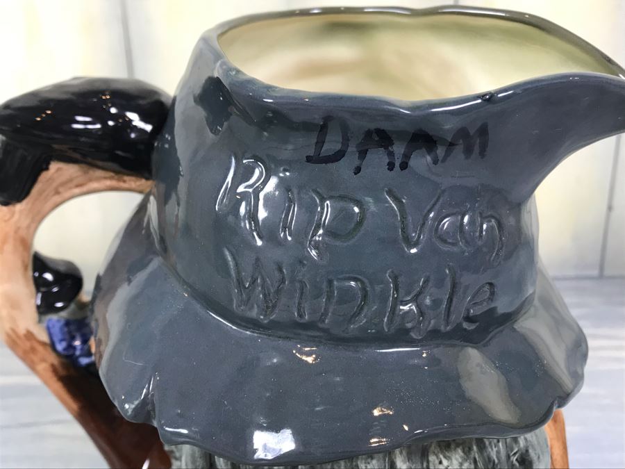 Royal Doulton England Rip Van Winkle D 6438 Toby Mug [Photo 8]