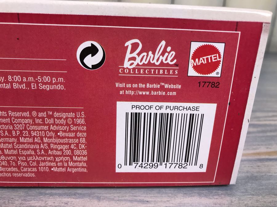 First In A Series Collector Edition Country Rose Barbie Doll With Box 17782 [Photo 13]