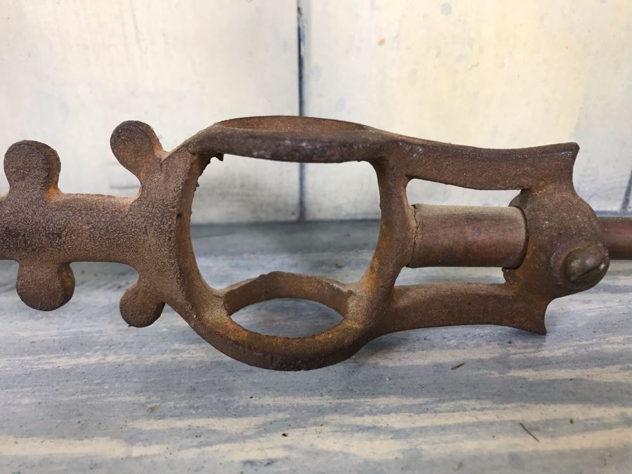 Antique Metal Rooster Weather Vane 26'L X 10.5'H [Photo 10]