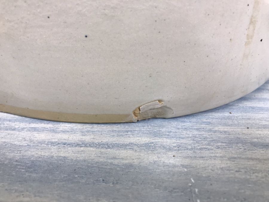 Vintage Red Wing Potteries Red Wing, MN 5 Gallon Crock Pot With Lid - Note Lid Has A Chip (See Photos) [Photo 15]