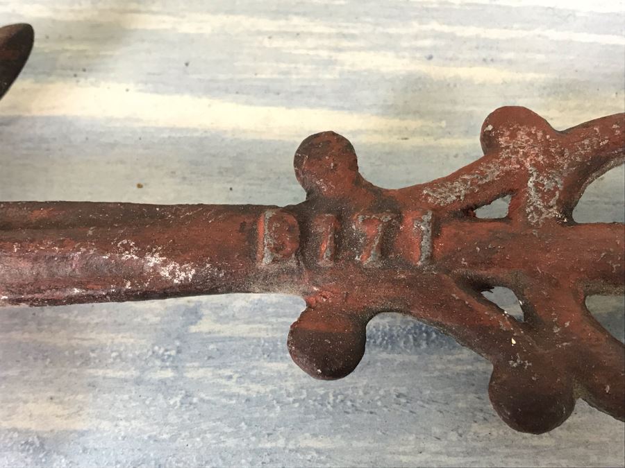 Antique Metal Cow Weather Vane 9171 30'L [Photo 15]