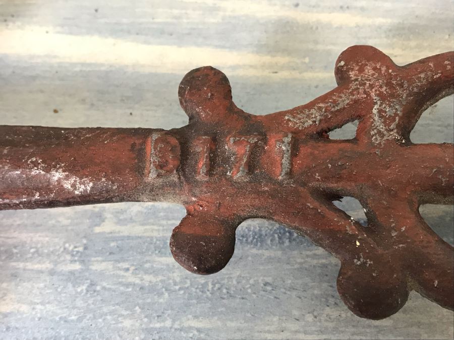 Antique Metal Cow Weather Vane 9171 30'L [Photo 14]