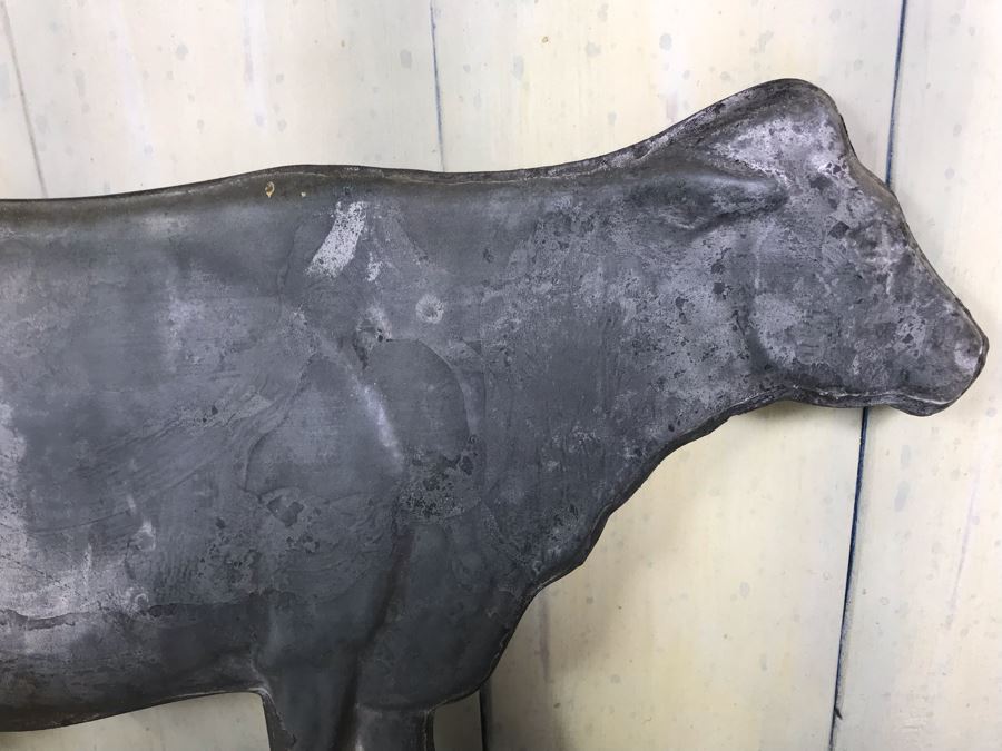 Antique Metal Cow Weather Vane Part [Photo 3]