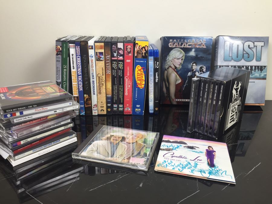 Move DVD And Music CD Lot