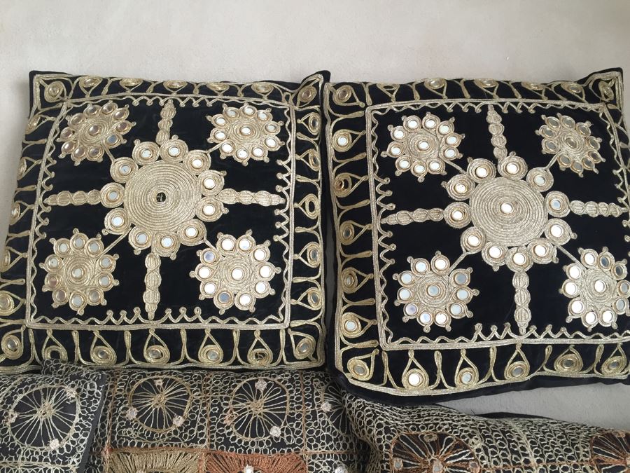 (7) Designer Throw Pillows Lot [Photo 4]