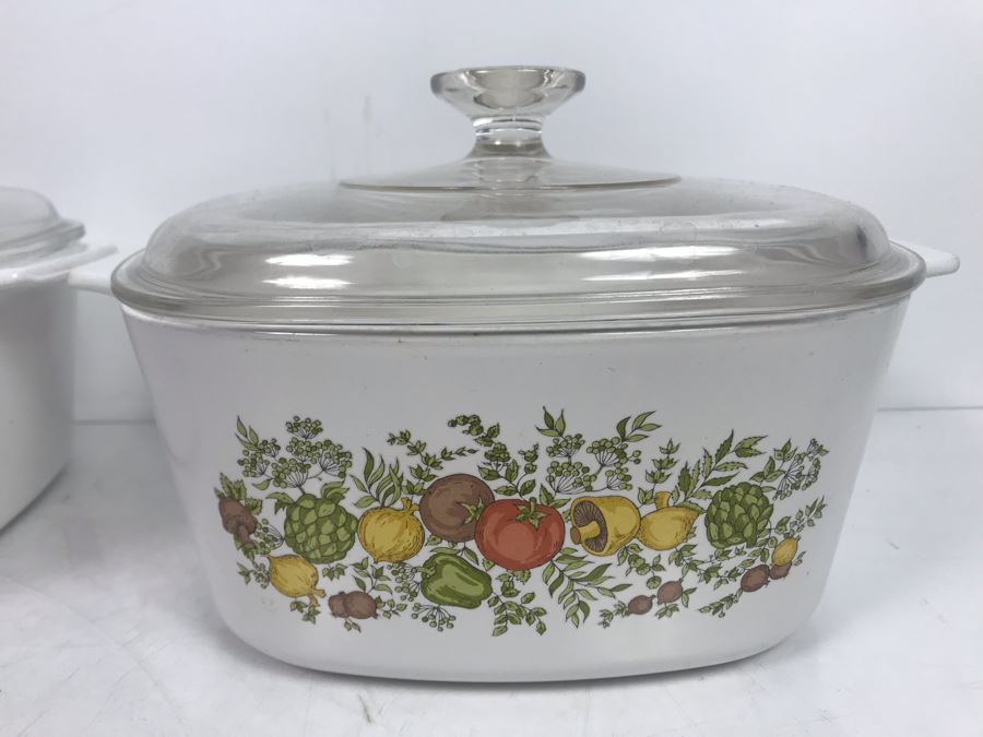 Pair Of Vintage Corningware Casserole Baking Dish [Photo 2]