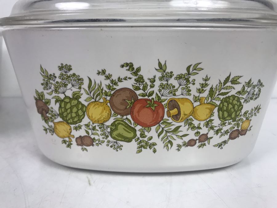 Pair Of Vintage Corningware Casserole Baking Dish [Photo 3]