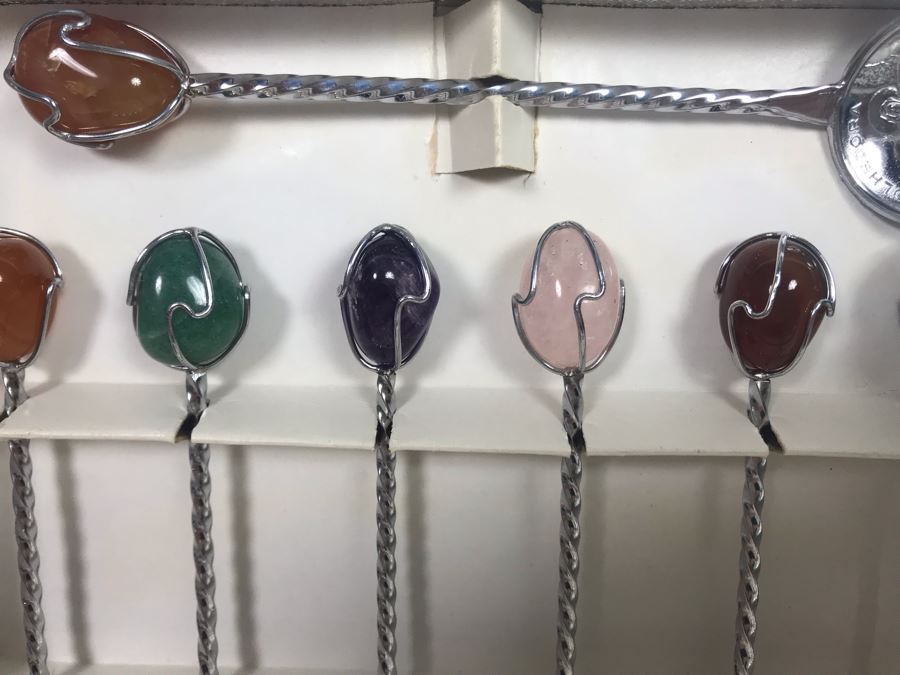 Collection Of Various Spoons From The Far East And Brazil And Brass Bamboo Style Forks [Photo 6]