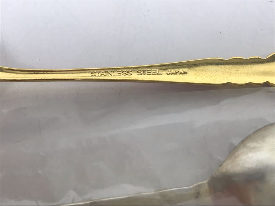 Collection Of Various Spoons From The Far East And Brazil And Brass Bamboo Style Forks [Photo 15]