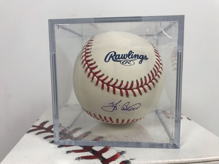 Sold at Auction: Yogi Berra Autographed Rawlings Baseball