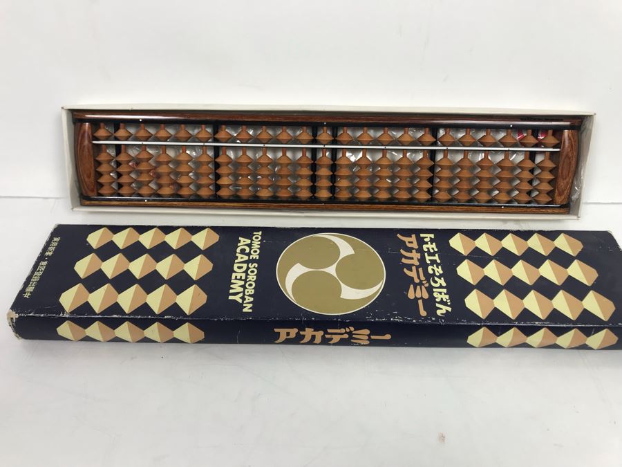High Quality Wooden Japanese Abacus With Original Box By Tomoe Soroban Academy [Photo 2]