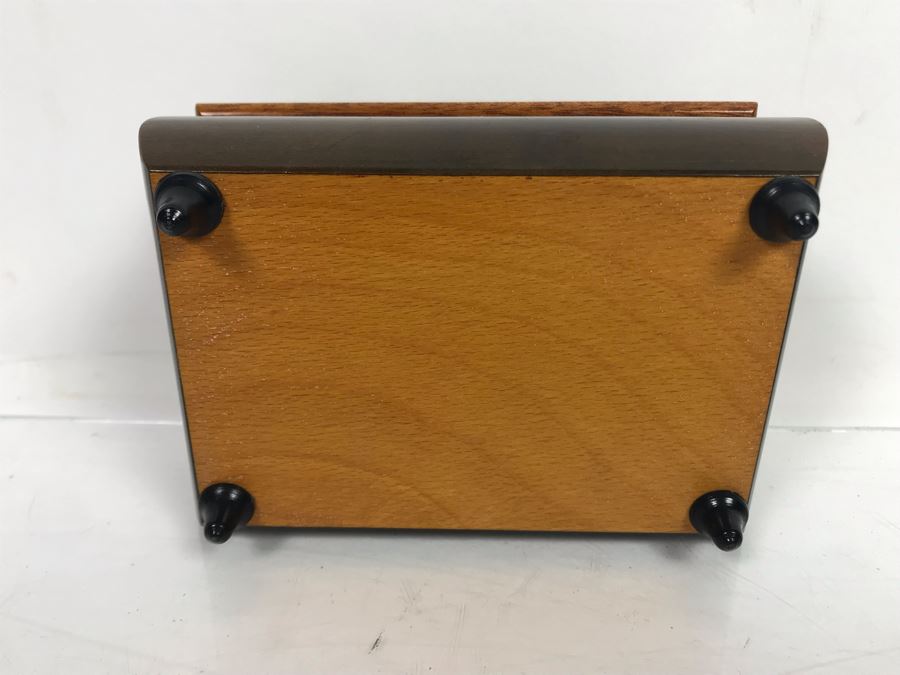 Pair Of Italian Inlaid Wooden Boxes - One Is Music Jewelry Ring Box [Photo 12]