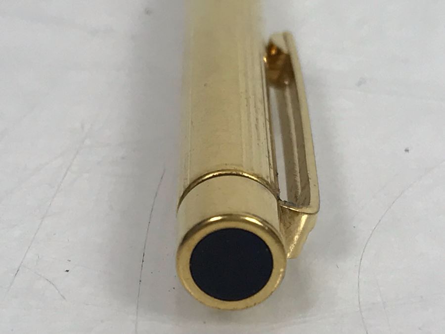 Renwick Canada Italian Leather Attache Case Briefcase With Sheaffer Gold Plated Ballpoint Pen [Photo 17]