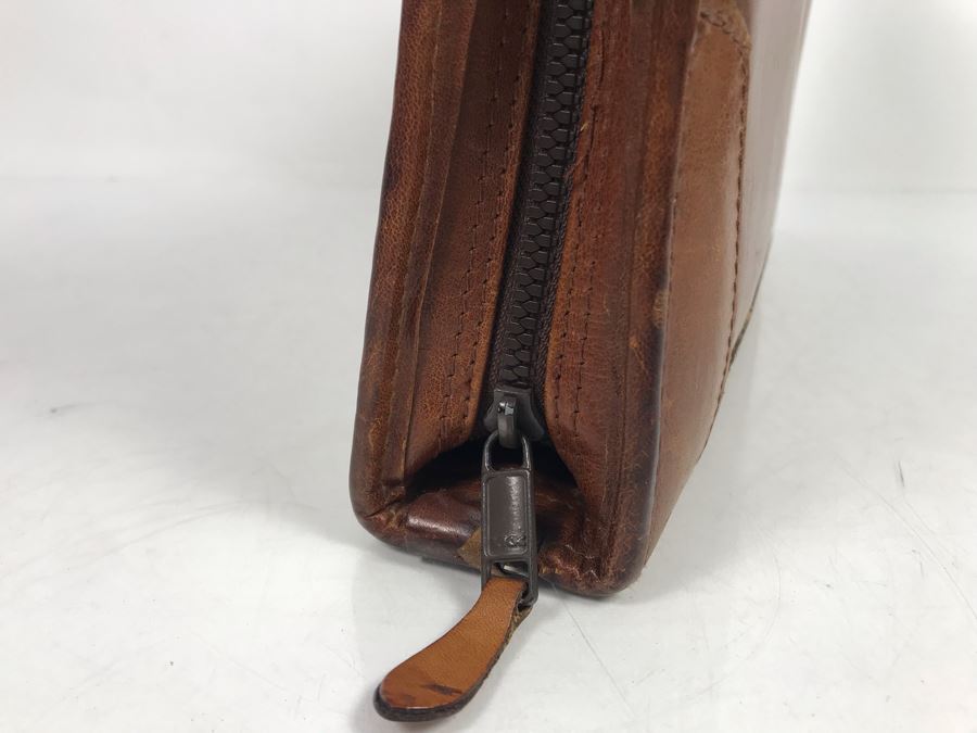 Renwick Canada Italian Leather Attache Case Briefcase With Sheaffer Gold Plated Ballpoint Pen [Photo 7]