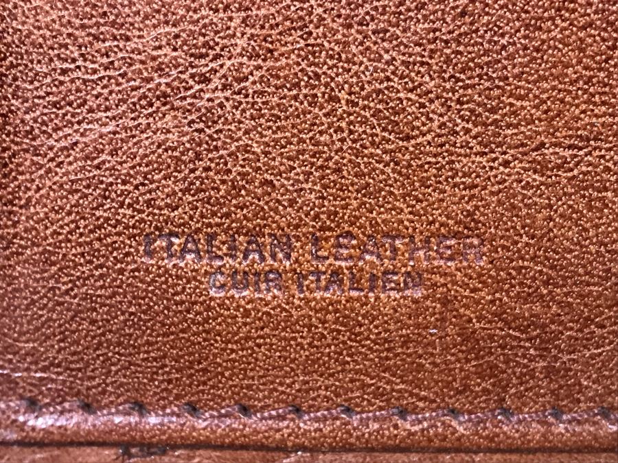 Renwick Canada Italian Leather Attache Case Briefcase With Sheaffer Gold Plated Ballpoint Pen [Photo 9]