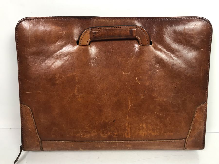 renwick leather briefcase