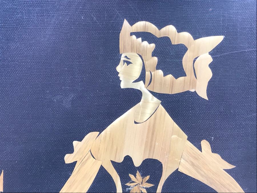 Asian Wooden Collage Artwork 17' X 13' [Photo 10]